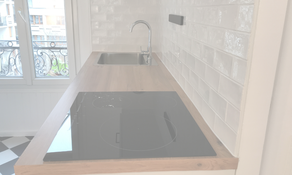 Evier et plaque de cuisson - Habita Reneuf